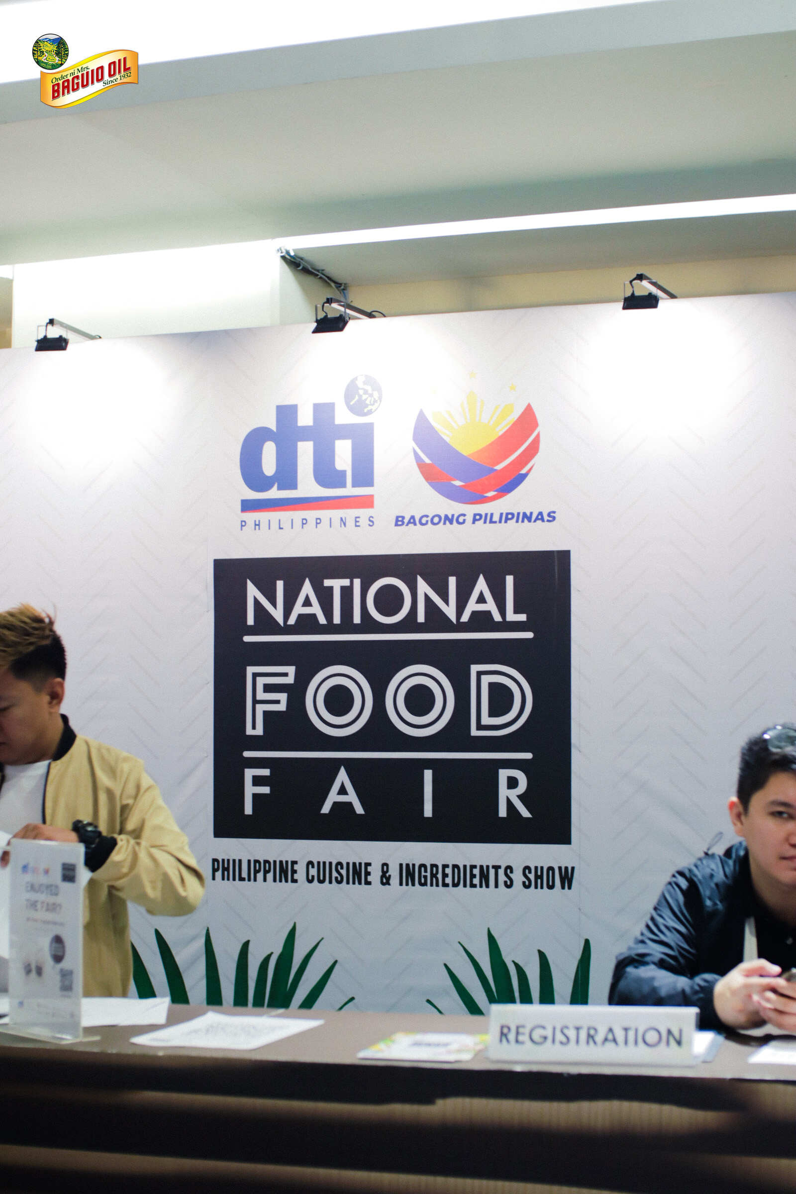 Baguio Oil team at DTI 2024 National Food Fair booth