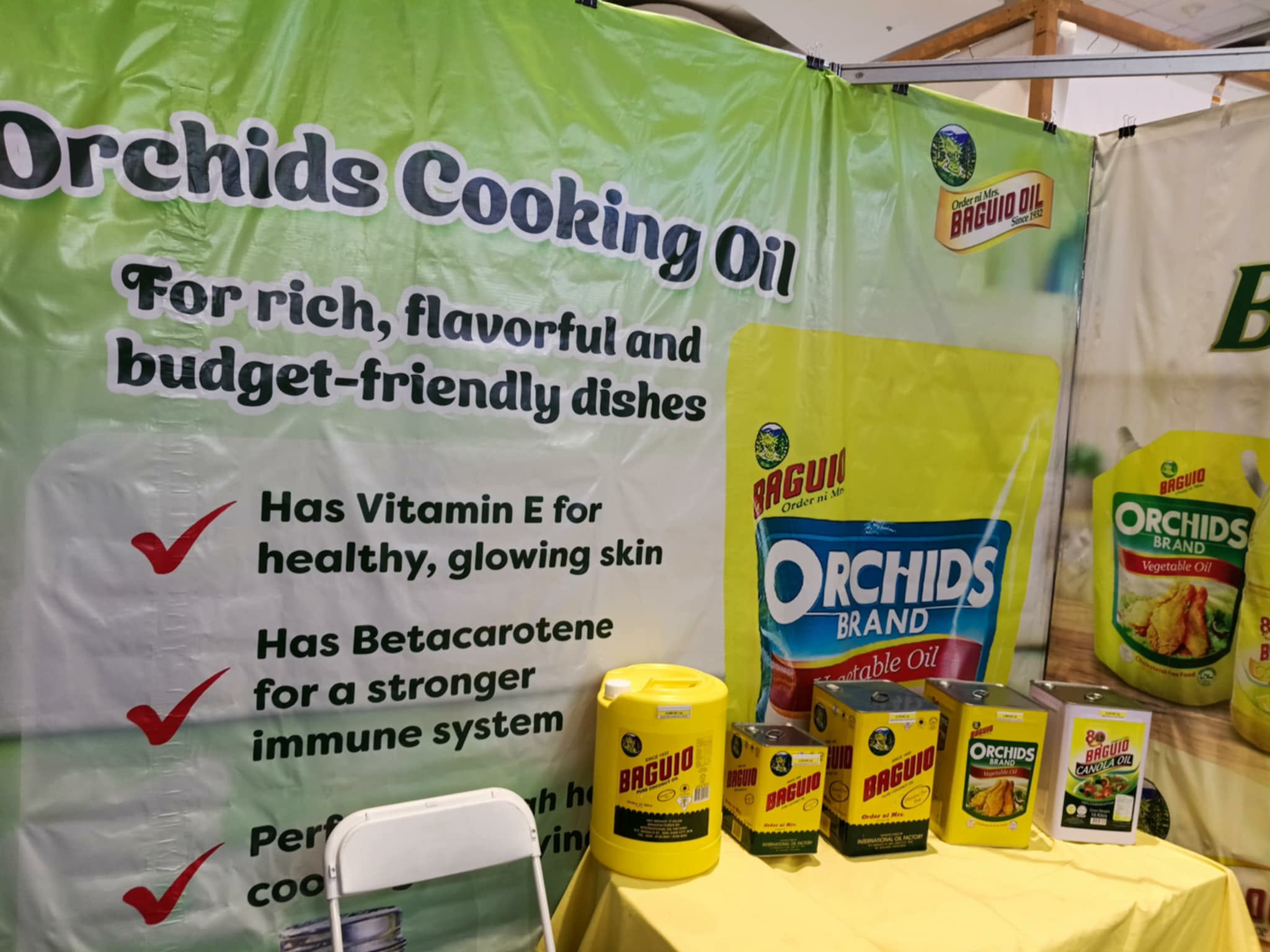 Baguio Oil team at WOFEX 2025 booth