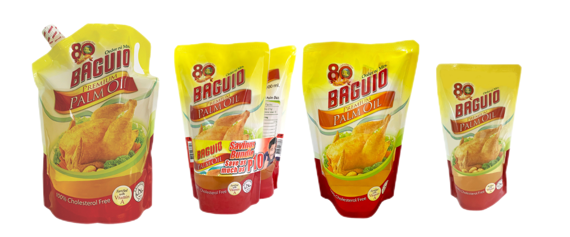Baguio Premium Palm Oil product lineup
