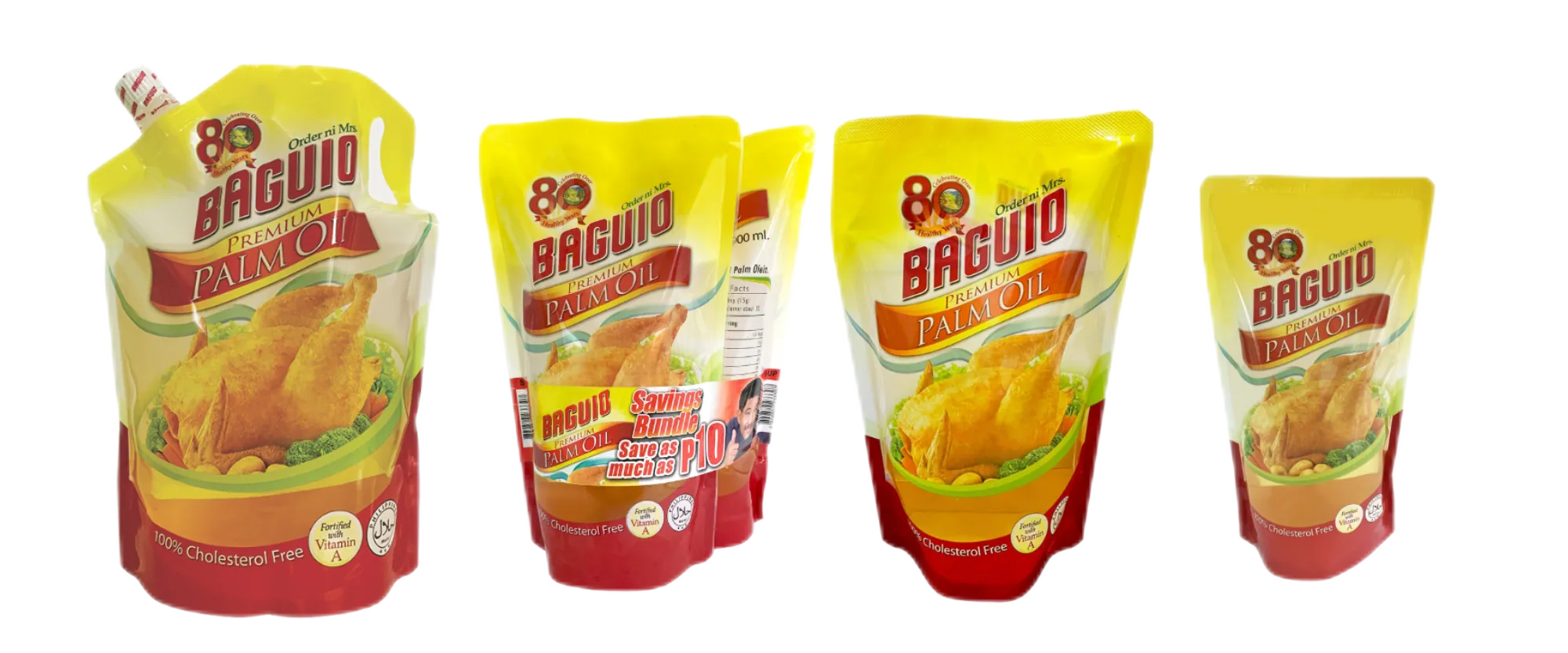 Baguio Premium Palm Oil product lineup